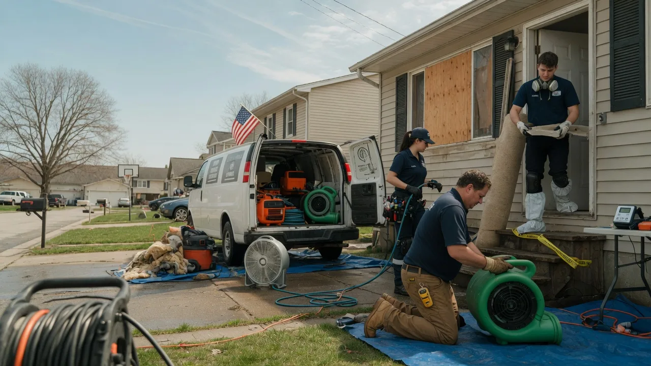 Water Damage Restoration in Kalona, IA near me